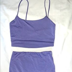 Crop top & skirt set